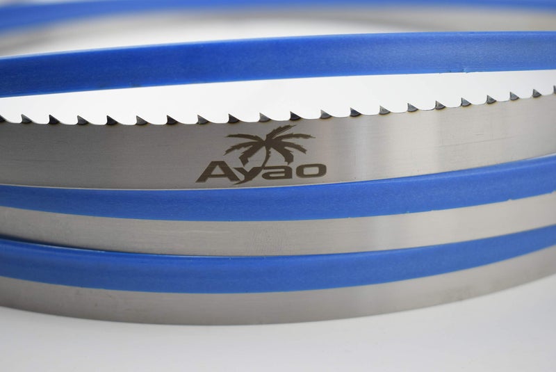 AYAO شفرات منشار شريطي AYAO بطول 80 بوصة وعرض 1/2 بوصة و4 أسنان لكل بوصة متينة - Image 2